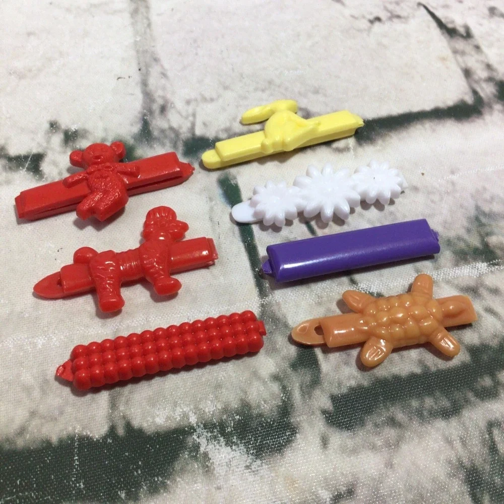 Vintage‎ Goody Plastic Barrettes Clips Girls Lot of 7